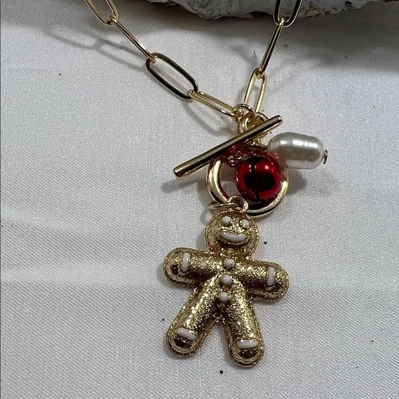 Source Unknown Gold Necklace with Unique Pendant - Picture 2 of 4